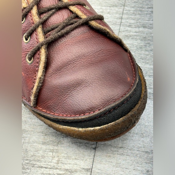 Merrell Womens 9 Milan Autumn Cross Wool Red Leather Crepe Sole Hiking Fall 0307 - Picture 13 of 16